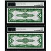 Image 2 : (2) Consecutive 1923 $1 Silver Certificate Note Fr.238 PMG Choice Uncirculated 64EPQ