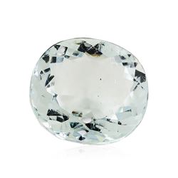 6.36 ct.Natural Cushion Cut Aquamarine