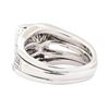 Image 3 : 2.70 ctw Sapphire And Diamond Ring - 14KT White Gold