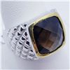 Image 2 : Brass Men'S Smokey Topaz(5.3ct) Ring (~weight 8.6g), Suggested Retail Value $200 (Estimated Selling 
