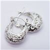 Image 2 : Silver Small Hoop (3.4G) Earrings, Suggested Retail Value $100