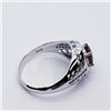 Image 4 : Silver Men'S Ruby Cubic Zirconia Ring (~weight 6.5g), Suggested Retail Value $500 (Estimated Selling