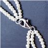 Image 4 : Silver Fresh Water Pearl (2.5 - 3Mm) 16 - 19 Inches Necklace, Suggested Retail Value $200 (Estimated