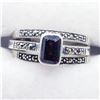 Image 1 : Silver Garnet Marcasite Set Of Three Ring (~weight 5g), Suggested Retail Value $240 (Estimated Selli