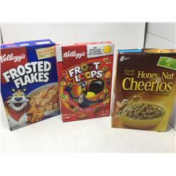 Lot of Assorted Cereal