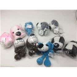 Lot of Assorted Dog Keychains (10)