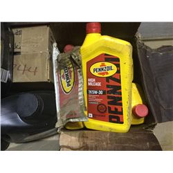 Lot of Pennzoil High Mileage SAE 5W-30