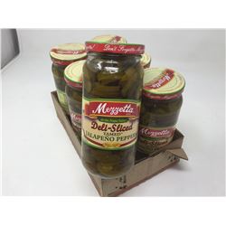 Case of Mezzetta Deli-Sliced Tamed Jalapeno Peppers (6 x 473ml)
