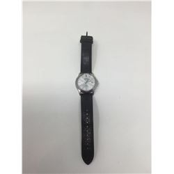 Men's Seiko Leather Strap Wrist Watch