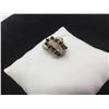 Image 1 : Ladies 14K Gold Natural Sapphire & Diamond Cluster Dress ring 1.62 CARAT with appraisal certificate