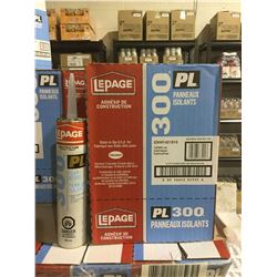 Case of LepagePL300 Foam Board Construction Adhesive (12 x 295mL)