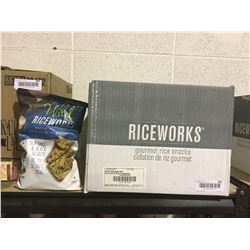 Case of Wild Rice Works Sea Salt and Black Sesame Gourmet Rice Snack (12 x155g)