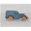 Image 1 : 3 3/4 ARCADE CAST IRON BLUE & RED DELIVERY VAN W/