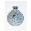 Image 1 : 3 1/4 STONEWARE POCKET FLASK W/ EMBOSSED BIRDS & 