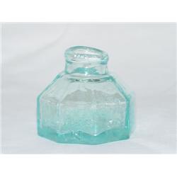 HARRISONS COLUMBIAN 8 SIDED INK-AQUA W/ OPEN PONT