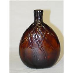 4 7/8 (10) DIAMOND PATTERN POCKET FLASK (PROBABLY