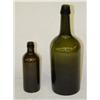 Image 1 : LOT OF (2) UTILITY BOTTLES: (1) SMALL GREEN CYLIN