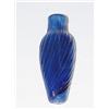 Image 1 : 3 3/8 L SANDWICH COBALT & WHITE SWIRLED RIBBED SC