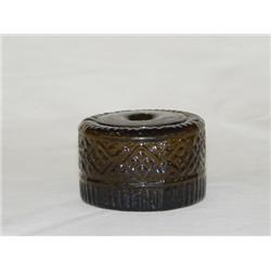 GEOMETRIC INK G3-29 - OLIVE GREEN W/ OPEN PONTIL 