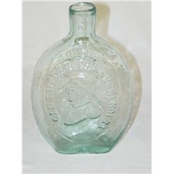 WASHINGTON-TAYLOR 1/2 PINT FLASK GI-41 - AQUA W/ 