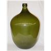 Image 1 : LARGE GREEN DEMI-JOHN - SMOOTH BASE (24 H X 15DIA