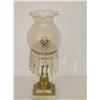 Image 1 : 18 1/2 ASTRAL LAMP W/ CUT & FROSTED SHADE, CUT FO