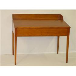 44 COUNTRY HEPPLEWHITE PINE SLANT LID SCHOOL MAST