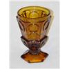 Image 1 : 5 NEW ENGLAND AMBER GLASS SPOONER-ELIPSE PATTERN 