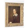 Image 1 : 19TH CENT. OIL ON CANVAS PORTRAIT OF YOUNG LADY I