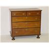 Image 1 : 36 MA WILLIAM & MARY WALNUT 2 OVER 3 DRAWER CHEST
