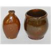 Image 1 : LOT (2) PCS. OF NEW ENGLAND REDWARE: (1) 5 1/4 RE