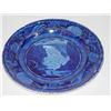Image 1 : 9 DARK BLUE STAFFORDSHIRE PLATE FALL OF MONT MORE