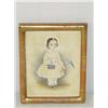 Image 1 : 19TH CENT. MINIATURE WATERCOLOR STANDING PORTRAIT