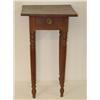 Image 1 : DIMINUTIVE COUNTRY SHERATON CHERRY 1 DRAWER STAND