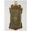 Image 1 : 18TH CENT. CHIPPENDALE MAHOGANY LOOKING GLASS W/ 
