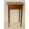 Image 1 : COUNTRY HEPPLEWHITE PINE 1 DRAWER STAND W/ OVERHA