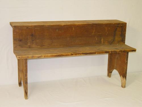 Small Primitive Pine 2 Tier Bucket Bench 36l X 2