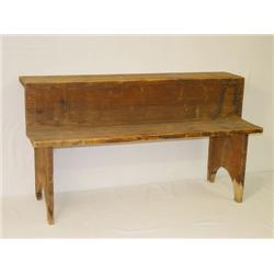 SMALL PRIMITIVE PINE 2 TIER BUCKET BENCH (36L X 2