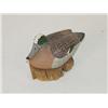 Image 1 : 6 PAINTED & CARVED MINIATURE DUCK-GREEN WINGED TE