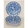 Image 1 : LOT (12) STAFFORDSHIRE BLUE & WHITE CORONATION PL
