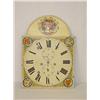 Image 1 : 18 PAINTED METAL TALL CASE CLOCK FACE-URN OF FLOW