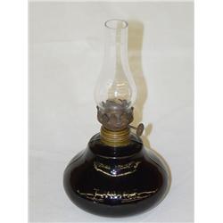 6 3/4 AMETHYST TWINKLE LAMP W/ CHIMNEY