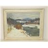 Image 1 : FRAMED 20TH CENT. OIL ON ARTIST BOARD OF NEW ENGL