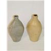 Image 1 : LOT (2) 8 STONEWARE FLASKS - GREY ONE HAS MINOR R