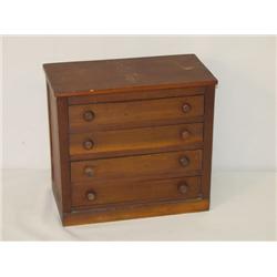 LATE 19TH-EARLY 20TH CENT. DOLLS 4 DRAWER CHEST W