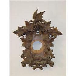 22 GERMAN BLACK FOREST CARVED CUCKOO CLOCK CASE W/