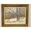 Image 1 : 20TH CENT. OIL ON CANVAS MAPLES IN WINTER SIGNED 