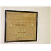 Image 1 : FRAMED 19TH CENT. NEW ENGLAND NEEDLEWORK SAMPLER 