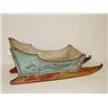 Image 1 : 36 1/2 LATE 19TH CENT. PAINTED CHILDS PUSH SLED I