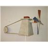 Image 1 : FOLKY WIND DIRECTIONAL WHIRLIGIG-PAINTED RED, WHI